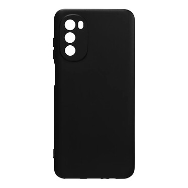 Avizar Coque pour Motorola Moto G52 et G82 Résistante Silicone Gel Flexible Fine Légère  Noir