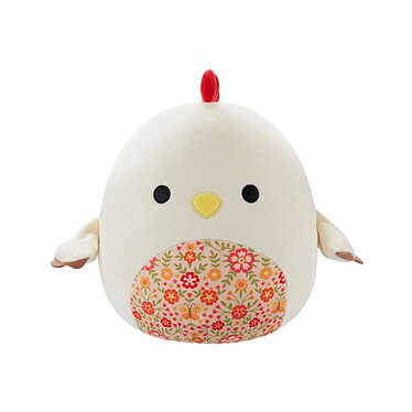 Squishmallows - Peluche Beige Rooster with Floral Belly Todd 30 cm