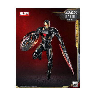 Infinity Saga - Figurine 1/12 DLX Iron Man Mark 50 (Black X Gold) 17 cm pas cher