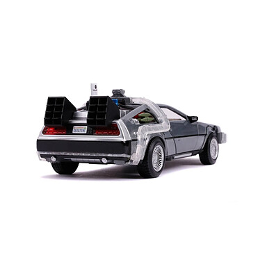 Retour vers le Futur II - Réplique Hollywood Rides métal 1/24 DeLorean Time Machine pas cher