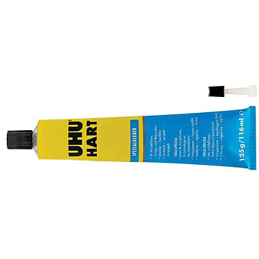 UHU Tube 125g Colle spéciale HART avec embout précis