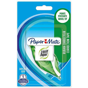 PAPER MATE Ruban correcteur DRYLINE GRIP, blister de 1