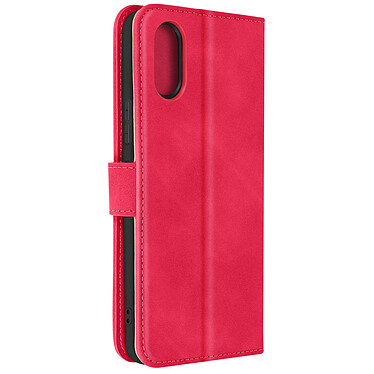 Avizar Étui pour Sony Xperia 10 VI Clapet Portefeuille Fuchsia