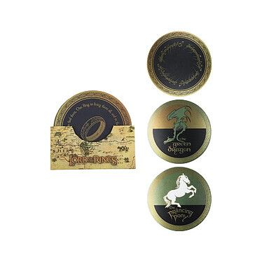 Le Seigneur des Anneaux - Pack 4 sous-verres Le Seigneur des Anneaux