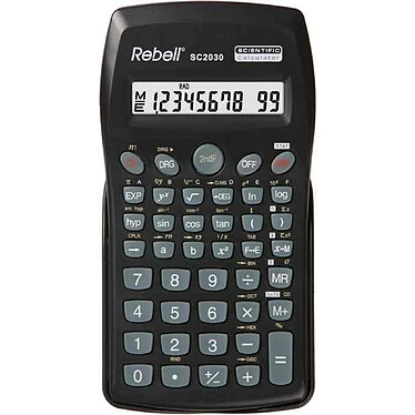 REBELL Calculatrice scolaire SC2030, noir