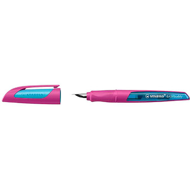 STABILO Stylo plume EASYbuddy M, droitiers, rose - bleu