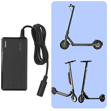 Avis LinQ Chargeur Trottinette Xiaomi / Ninebot 42V - 1.5A, Puissance 63W, DC 8,0 x 1,6mm -