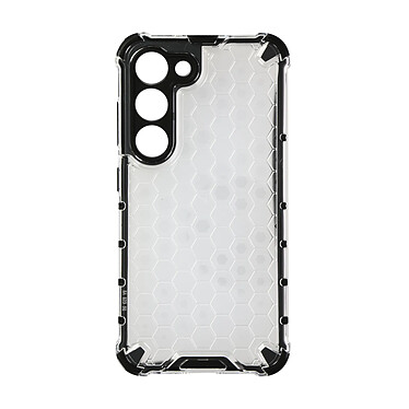 Avizar Coque pour Samsung Galaxy S23 Antichoc Coins Renforcés Design Nid d'Abeille  Gris