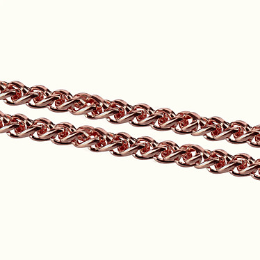 Avizar Bijou de Téléphone chaîne maille palmier 120cm rose gold pas cher