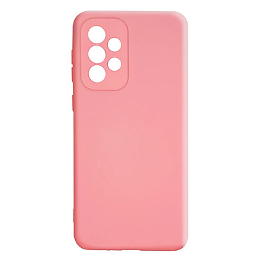 Avizar Coque pour Samsung Galaxy A33 5G Silicone Semi-rigide Finition Soft-touch Fine  Rose Pâle