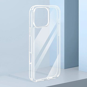 Avis Avizar Coque pour iPhone 16 Pro Max Antichoc Bi-matière Fin et Léger Transparent