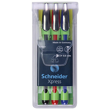 SCHNEIDER Feutre Fineliner Xpress 08 basic Pochette 3