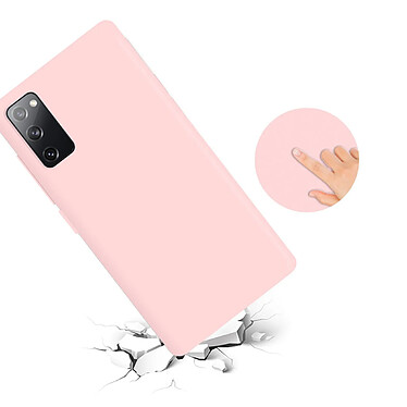 Avis Evetane Coque Samsung Galaxy S20 Silicone Liquide Rose Pâle