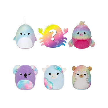 Squishville Mini Squishmallows - Pack 6 peluches Fun & Fabulous Squad 5 cm