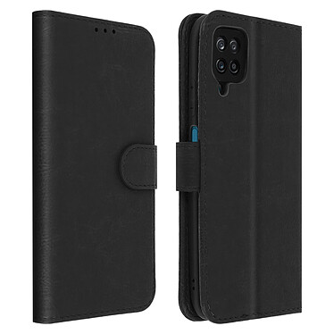 Avizar Étui Samsung Galaxy A21 Protection avec Porte-carte Fonction Support Noir