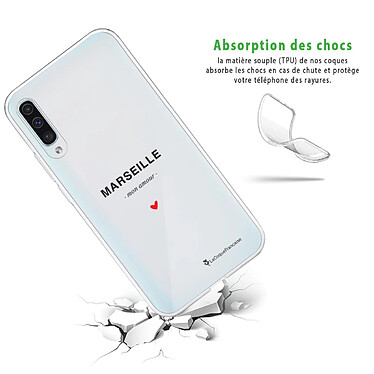 Avis LaCoqueFrançaise Coque Samsung Galaxy A70 360 intégrale transparente Motif Marseille mon amour Tendance