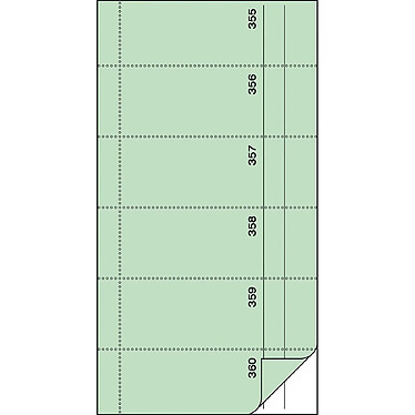 SIGEL Bloc de formulaires 'Carnet de bons', 105 x 200 mm