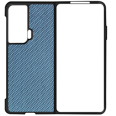 Avizar Coque pour Honor Magic Vs Style carbone Conception 2 parties  Bleu