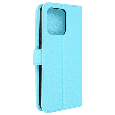 Avizar Etui pour Xiaomi Redmi 12C avec Support Vidéo et Portefeuille  bleu