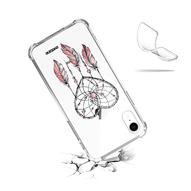 Acheter Evetane Coque iPhone Xr anti-choc souple angles renforcés transparente Motif Attrape coeur