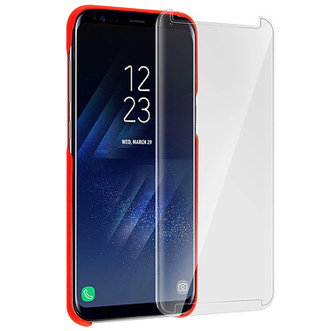 Avizar Film verre trempé bords incurvés Samsung Galaxy S8 Plus - Contour Transparent pas cher