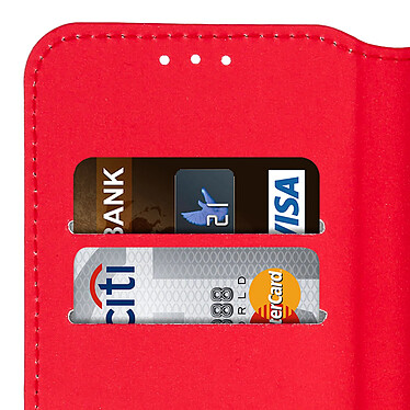 Acheter Avizar Etui Samsung Galaxy J6 Housse folio Porte-carte Fonction Support - Rouge