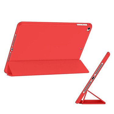 Avis Evetane Étui Smart Cover iPad 97 (2017/2018) / iPad Air (2013/2014) / iPad Pro 97 (2016) Rouge à Rabat avec Support