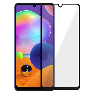 Avizar Film Samsung Galaxy A31 Verre Trempé Biseauté Transparent au Contour Noir