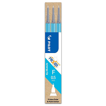 PILOT Set de 3 Recharges friXion Point (BLS-FRP5) Turquoise