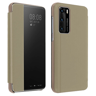 Avizar Étui Huawei P40 Housse Clapet Translucide Protection Rigide or