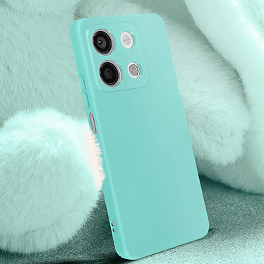 Avis Avizar Coque pour Xiaomi Redmi Note 13 5G Soft-touch Anti-traces Turquoise