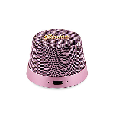 Guess Enceinte Bluetooth 5.3 3W Compatible MagSafe avec Micro et Réducteur de Bruit Rose