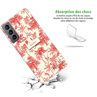 Avis LaCoqueFrançaise Coque Samsung Galaxy S21 5G 360 intégrale transparente Motif Botanic Amour Tendance