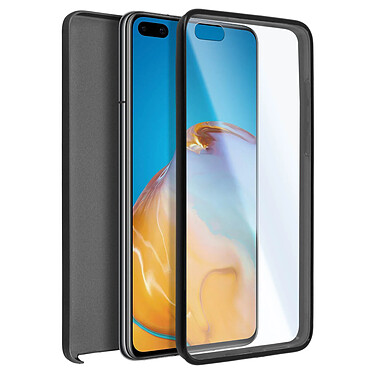 Avizar Coque Huawei P40 Pro Arrière Rigide + Avant Souple Noir