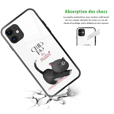 Avis Evetane Coque iPhone 11 Coque Soft Touch Glossy Chuis pas du matin Design