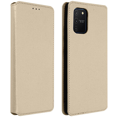 Avizar Housse Samsung Galaxy S10 Lite Étui Folio Portefeuille Fonction Support doré