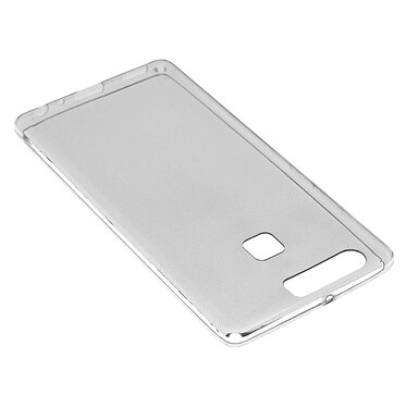 Avizar Coque Silicone Gel + Film Verre Trempé Huawei P9 Transparent