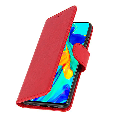 Avizar Etui folio Rouge Stand Vidéo pour Huawei P30