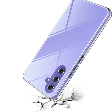 Evetane Coque Samsung Galaxy A54 360° intégrale Protection avant et arrière silicone transparente Motif pas cher