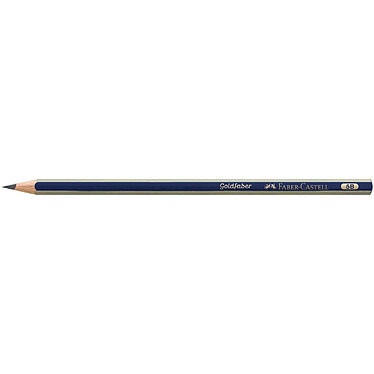 FABER-CASTELL Crayon graphite GOLDFABER hexagonal mine 2 mm 5B x 12