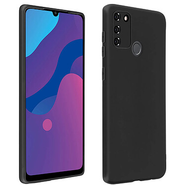 Avizar Coque Honor 9A Silicone Gel Flexible Ultra-fine et Légère Noir