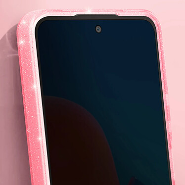 Acheter Avizar Coque pour Xiaomi Redmi 12 Silicone Pailleté Caméra Protégée Rose