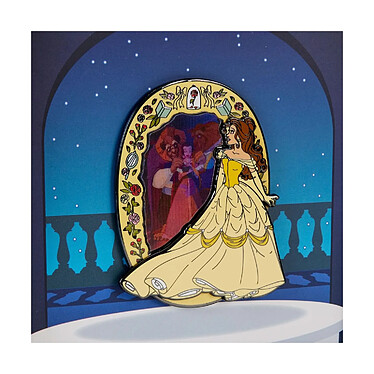 Avis Disney - Pin's émaillé avec effet 3D Belle (La Belle et la Bête) 8 cm