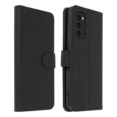 Avizar Étui Oppo Reno 4 Protection avec Porte-carte Fonction Support Noir