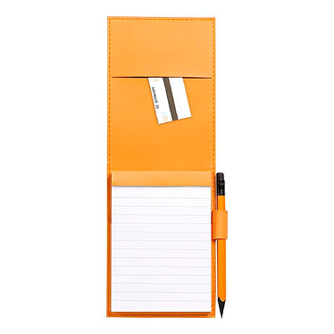 Avis RHODIA Porte-bloc Rhodiarama simili COQUELICOT avec porte-crayon + bloc N°12 ligné