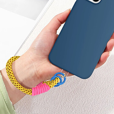 Avizar Bracelet pour téléphone Lanière courte Nylon Camel pas cher