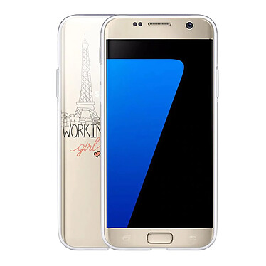 Avis LaCoqueFrançaise Coque Samsung Galaxy S7 360 intégrale transparente Motif Working girl Tendance