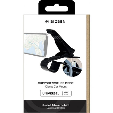 Avis BigBen Connected Support Voiture pour Smartphone Ajustable sur Ventilation Noir