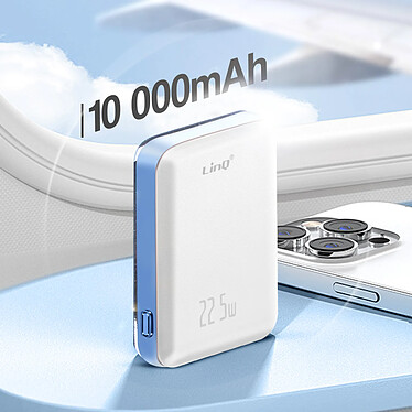 Acheter LinQ Batterie Externe 15W MagSafe 10000 mAh Power Delivery 20W Blanc