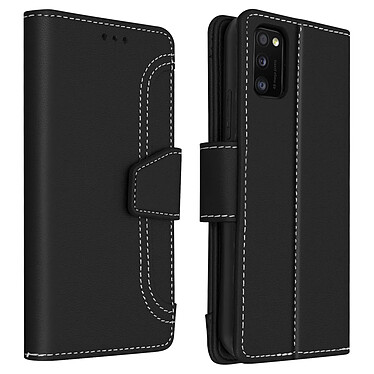 Avizar Housse Samsung Galaxy A41 Étui Folio Portefeuille Fonction Support noir